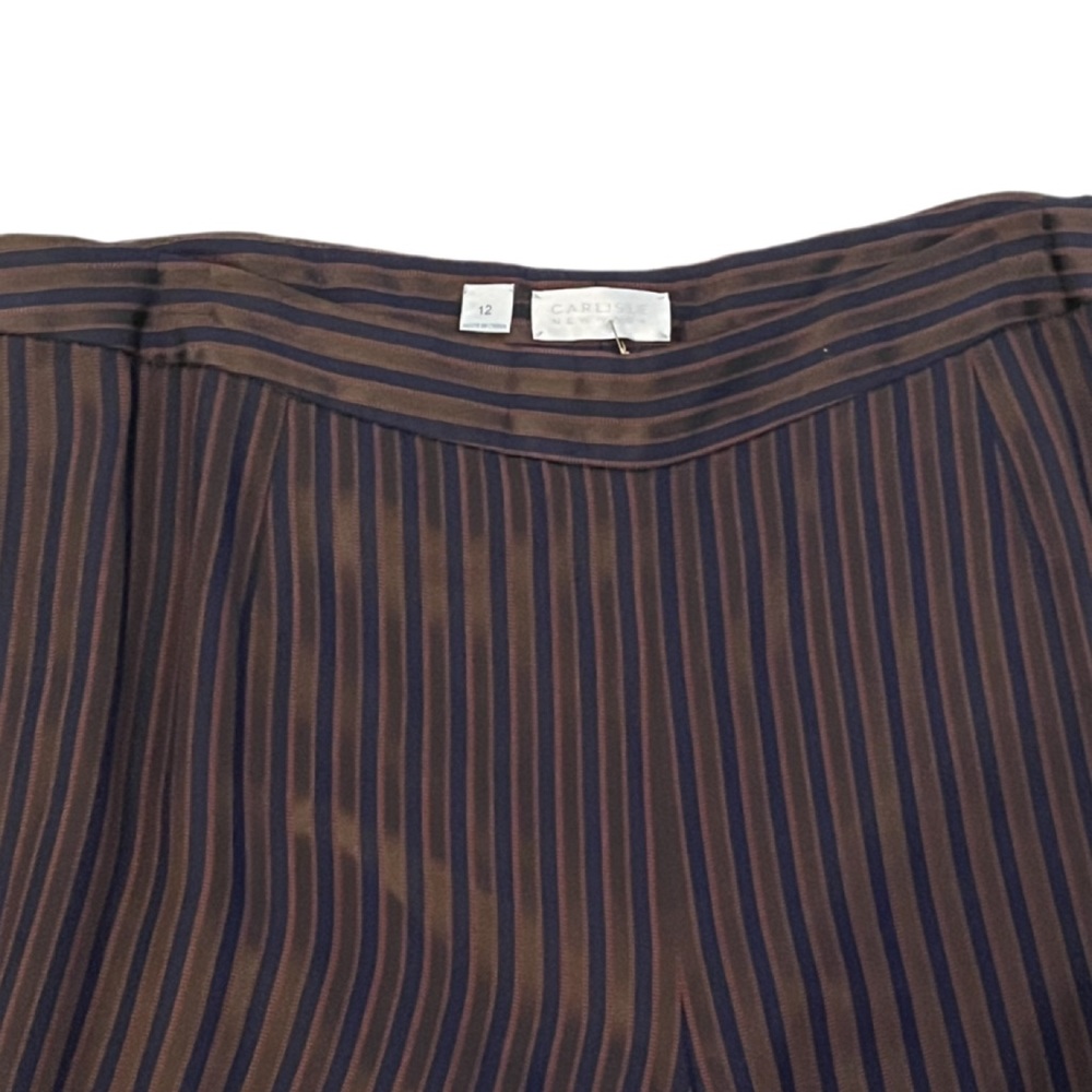 Carlisle New York Striped Satin Pants, NWT - Picture 11 of 11
